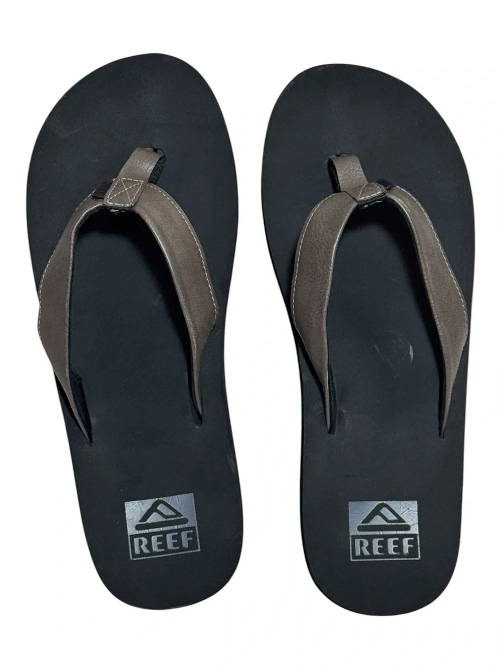 Reef Men's Twinpin Comfort Flip Flop Sandals Grey Size 11